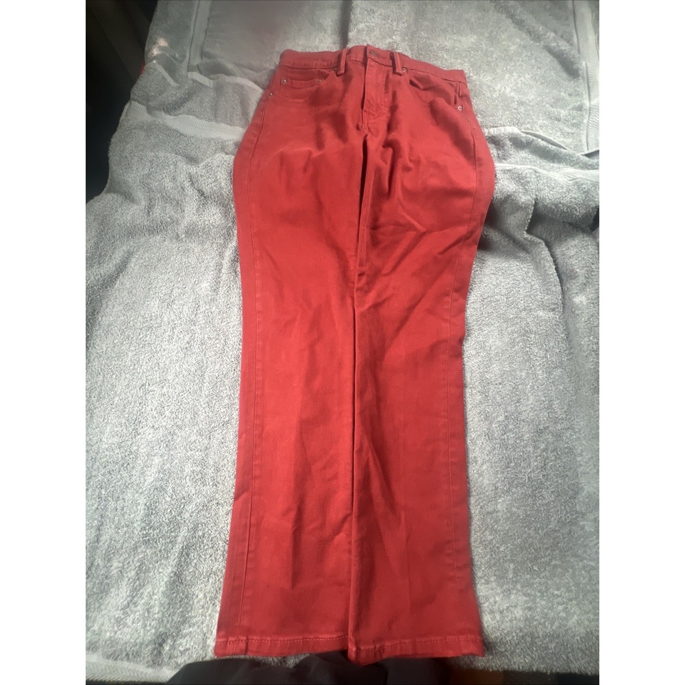 Levi's 514 Baggy Y2K Stakers Pant Size 31x32 Red/Burgundy Wine Streetwear Cotton